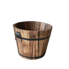 Ardorlove Wooden Bucket Barrel Planters