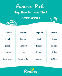 top baby boy names that start with l