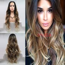 Platinum hair may be the trend du jour, but the upkeep is intense. Amazon Com Sylvia 24 Ombre Black To Brown Lace Front Wig With Blonde Tips Mixed Blonde Long Body Wave Synthetic Wig Natural Glueless Free Parting 180 Density Hair Replacement For Woman Beauty