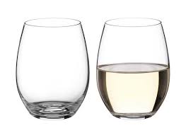 Diamante Stemless Wine Glasses Pair