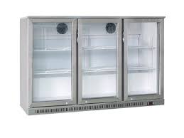 Steel Back Bar Refrigerator 3 Door