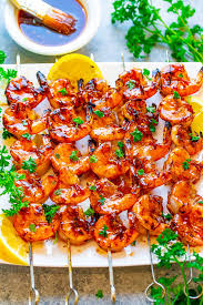 grilled honey barbecue shrimp 10