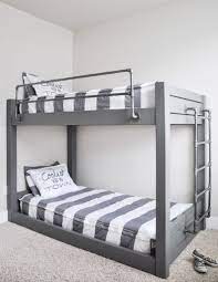diy industrial bunk bed free plans