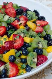 This is the perfect side dish for easter, but it's easy. Fruit Salad With Sweet Lime Dressing Valerie S Kitchen