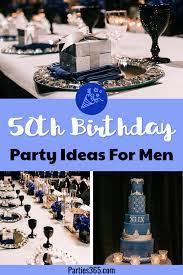 masculine milestone 50th birthday party