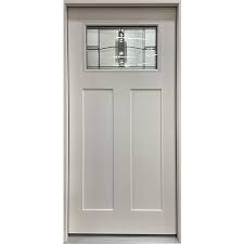 Signamark Craftsman Single Fiberglass Door