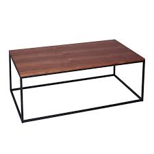 Uberto Round Wood Coffee Table With