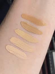 make up forever hd skin swatches and