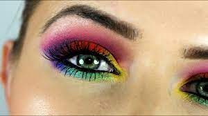 rainbow eye makeup tutorial so