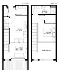 1 Bedroom Loft Apartment Floor Plans