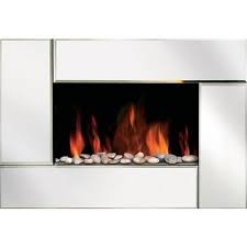 wall mount electric fireplace beveled