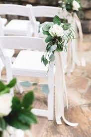 folding chairs for ceremony decor