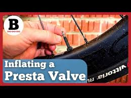 how to inflate a presta valve you
