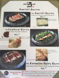 menu of ramen manichi in kaneohe hi 96744