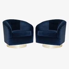 Shop for tub chair slipcover online at target. Swivel Tub Chairs In Navy Brass Montage