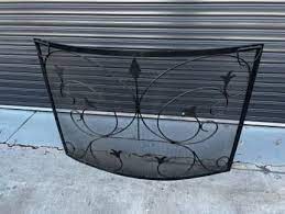 Curved Metal Fire Screen 70