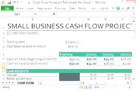 Download Cash Flow Statement Excel Template Small Business