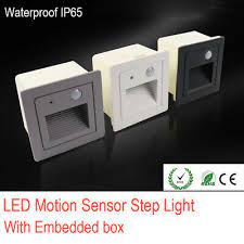 outdoor led motion sensor step stair