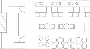 restaurant floor plan vector images