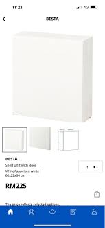 Ikea Besta Shelf Unit With Door X 2