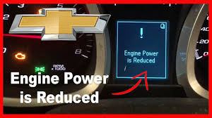 chevy equinox engine power is reduced