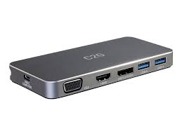 c2g usb c dual monitor dock with power