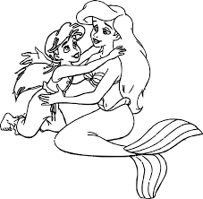 Disney ariel and eric coloring pages getcoloringpages. Disney The Little Mermaid 2 Coloring Pages