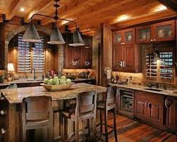 log cabin kitchen log home kitchens