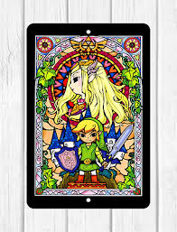 Legend Of Zelda Stained Glass Custom 8