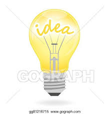 Light Bulb Idea Clip Art - Royalty Free - GoGraph