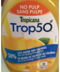 tropicana trop 50 orange juice 250 ml