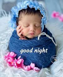 good night with cute baby desi comments