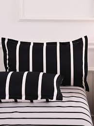 striped print pillowcase 1pair shein