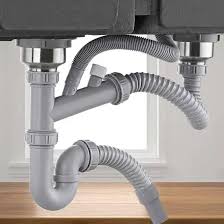 plumbing a kitchen double sink with