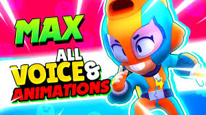 Let's take a look guys! New Brawler Max All 28 Voice Lines Animations Brawl Stars December Update Youtube