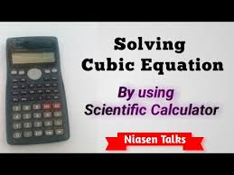 how to solving cubic equation in