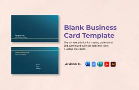 business card template in word free