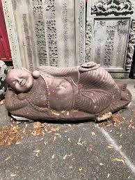 Lava Stone Recline Happy Buddha Hotei