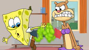 Spongebob Fart So much!.. Sandy So sad with Spongebob | Slime Cat - YouTube