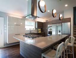 split level modern kitchen