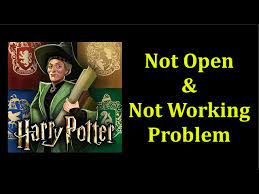how to fix harry potter game not open