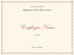 Tailor our employee of the month certificates to suit your company's colors. Download Employee Of The Year Award Template Employee