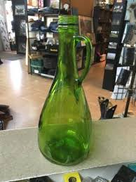 Vintage Green Glass Wine Bottle 1 5l