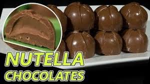 If you have only one mold, you will have to repeat this process multiple times until all of your. Nutella Filled Milk Chocolates Recipe Silicone Mold Youtube