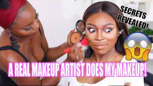 a real makeup artist does my makeup