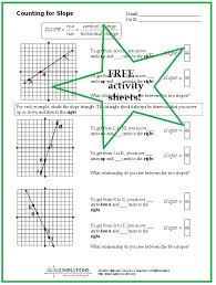 As slope of both the particle displacement time graph is constant.that means there individual velocities are constant. Finding Slope Worksheet 8th Grade Promotiontablecovers