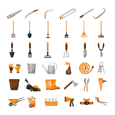 Premium Vector Gardening Tools Icons