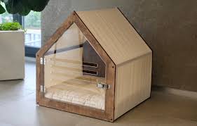 Modern Dog And Cat House With Acrylic
