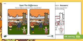 All about kid's learning through spot the difference games, find difference pictures, spot difference puzzles, printable spot difference games. Autumn Spot The Difference Activity Teacher Made