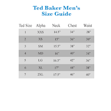Ted Baker Size Chart Best Picture Of Chart Anyimage Org